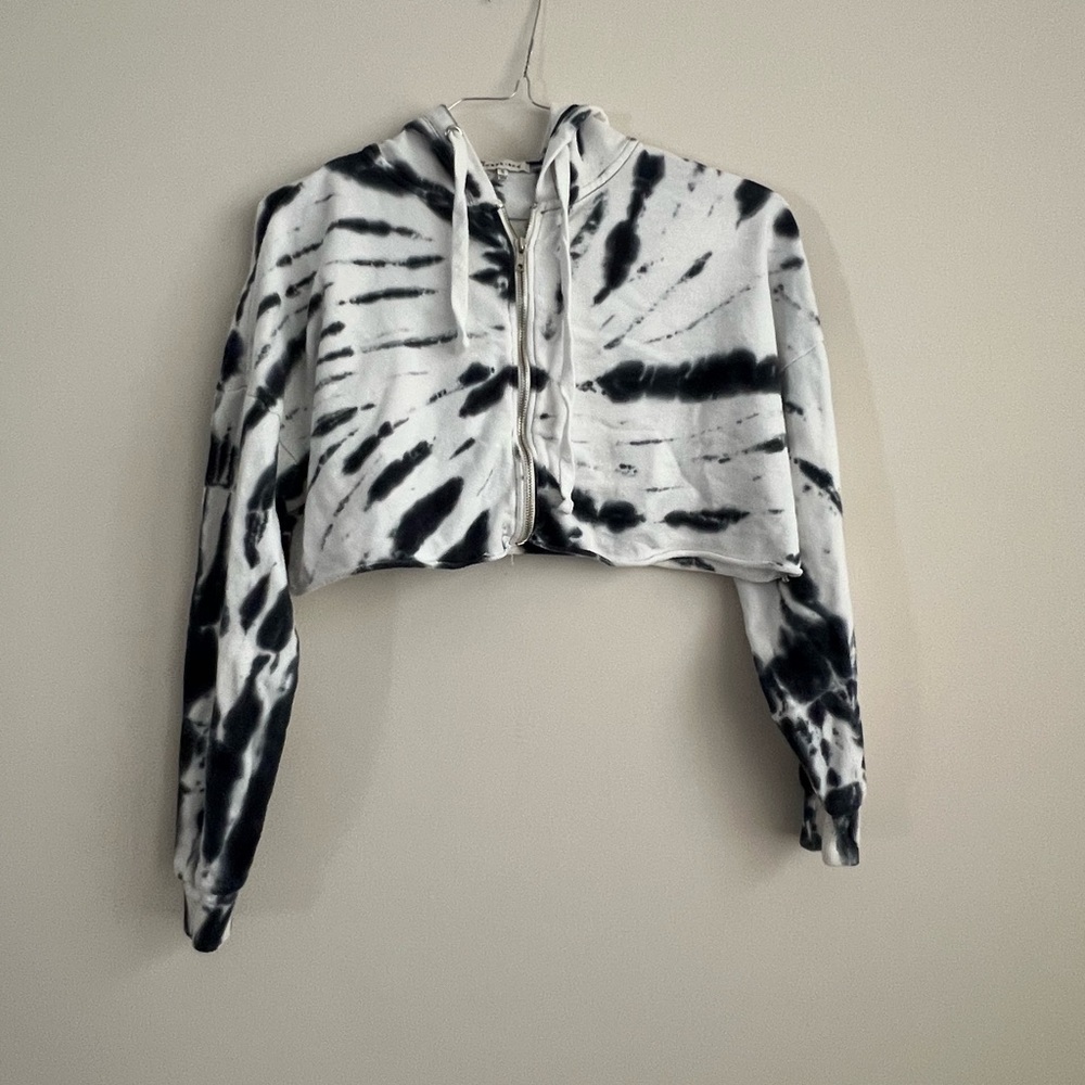 Week-End Girl’s Tie Dye Cropped Zip Up Hoodie. Excellent Condition. Size S